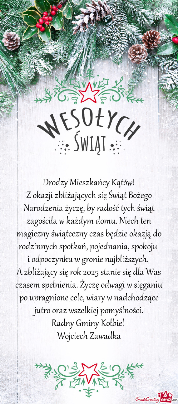 A w każdym domu. Niech ten magiczny świąteczny czas będzie okazją do rodzinnych spotkań, pojed