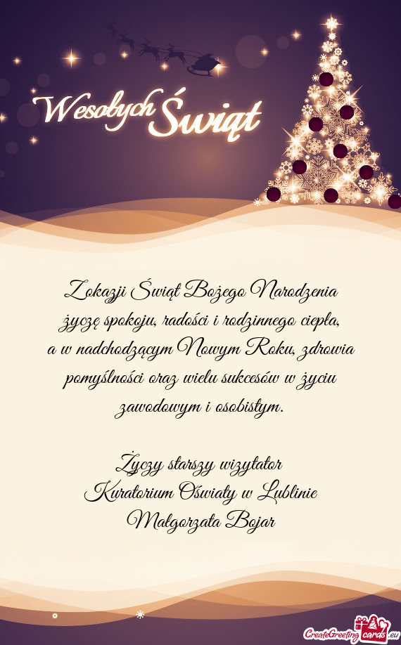 A w nadchodzącym Nowym Roku, zdrowia