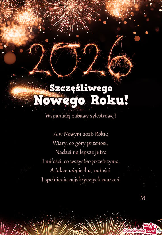 A w Nowym 2026 Roku;