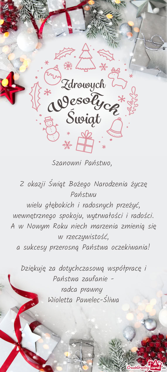 A w Nowym Roku niech marzenia zmienią się w rzeczywistość