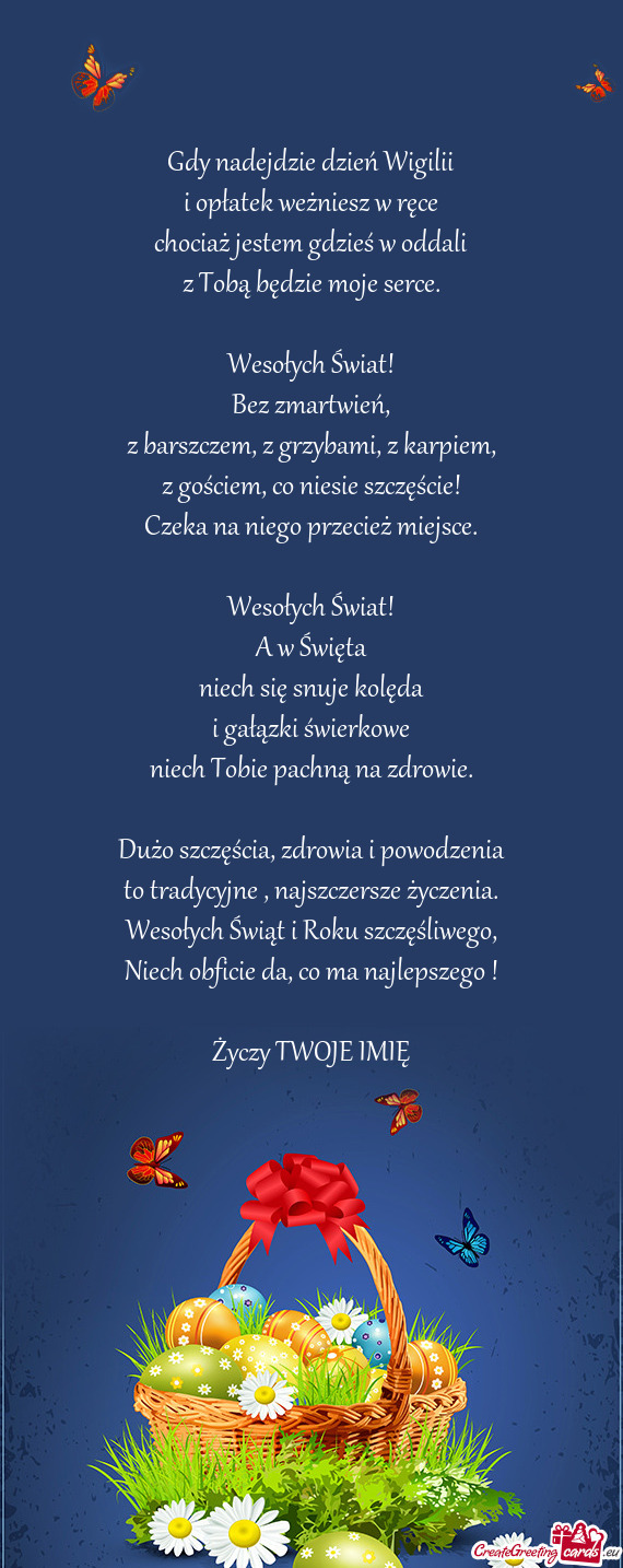 A w Święta