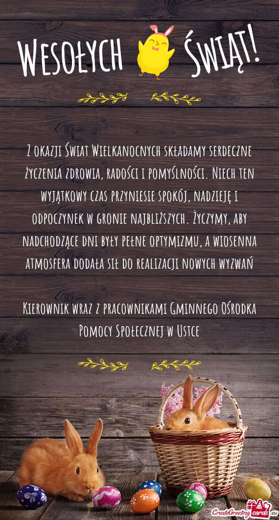 A wiosenna atmosfera dodała sił do realizacji nowych wyzwań Kierownik wraz z pracownikami Gmi