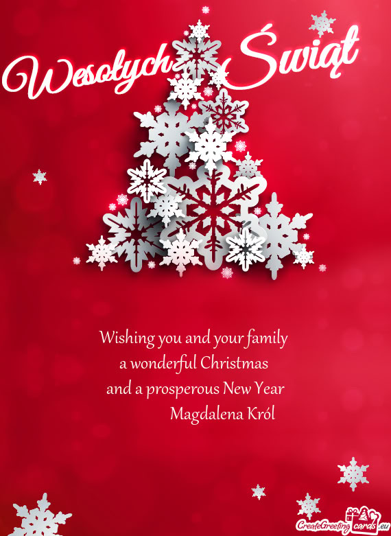 A wonderful Christmas