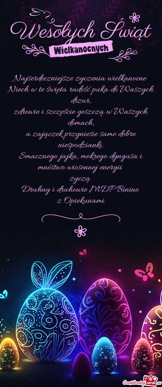 A zajączek przyniesie same dobre niespodzianki