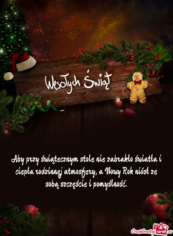 Aby przy świątecznym stole nie zabrakło światła i ciepła rodzinnej