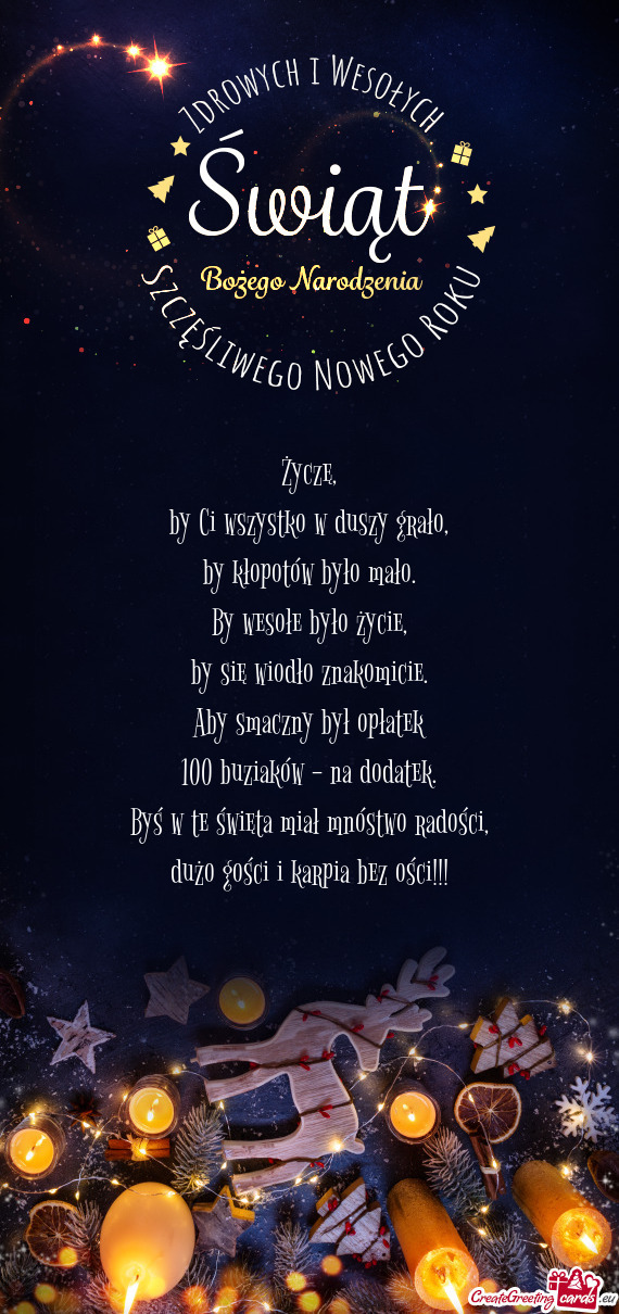 Aby smaczny był opłatek 100 buziaków - na dodatek