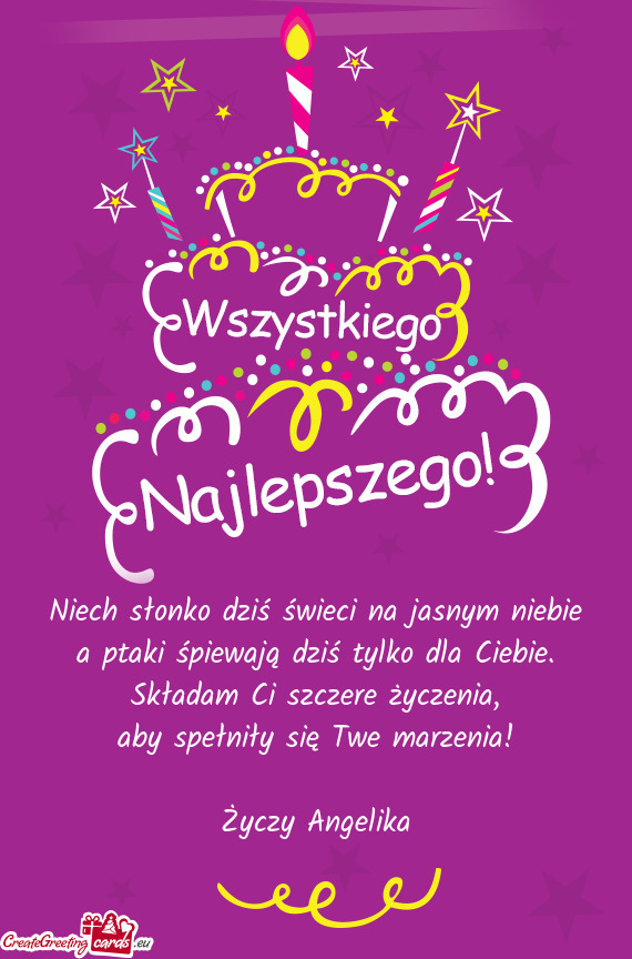 Aby spełniły się Twe marzenia! Angelika