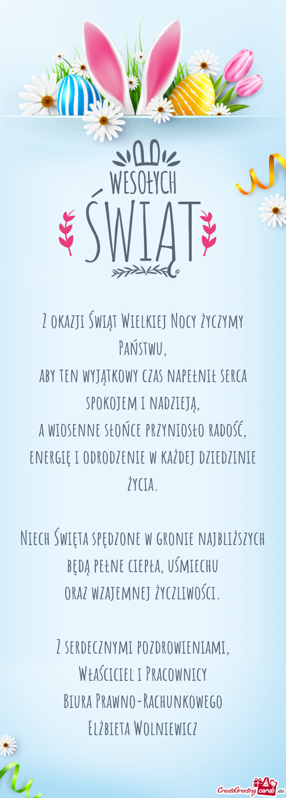 Aby ten wyjątkowy czas napełnił serca spokojem i nadzieją