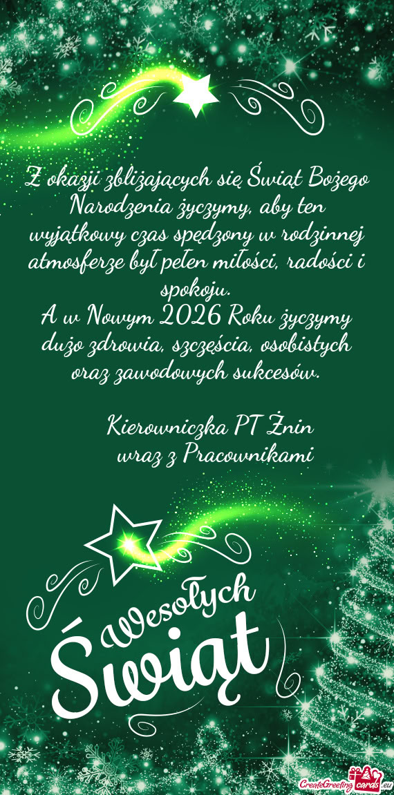 Aby ten wyjątkowy czas spędzony w rodzinnej atmosferze był pełen miłości