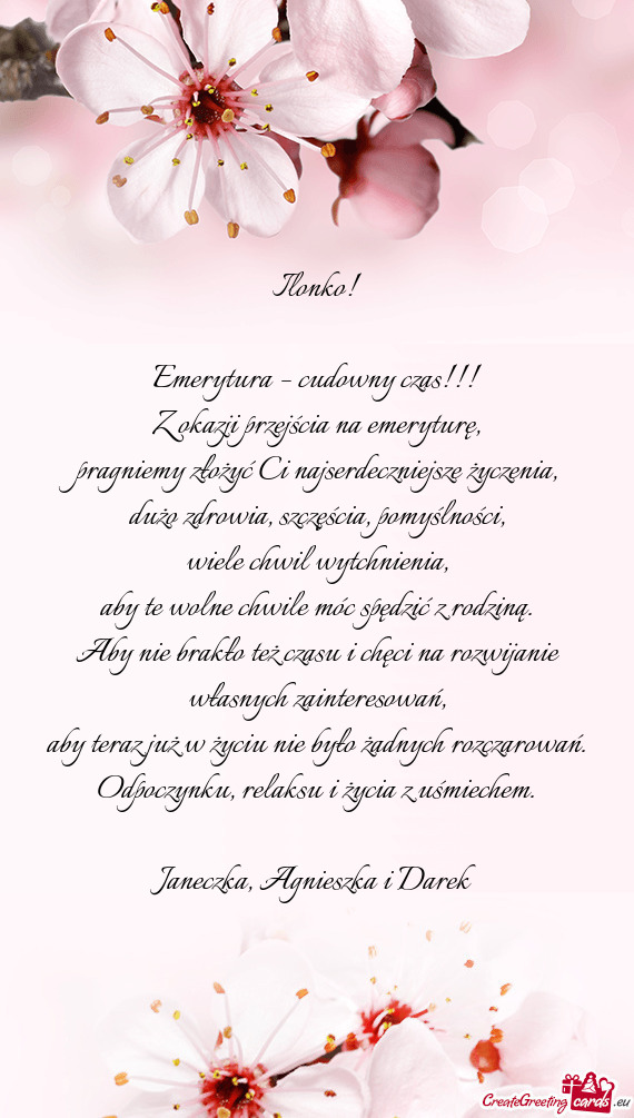 Aby teraz już w życiu nie było żadnych rozczarowań