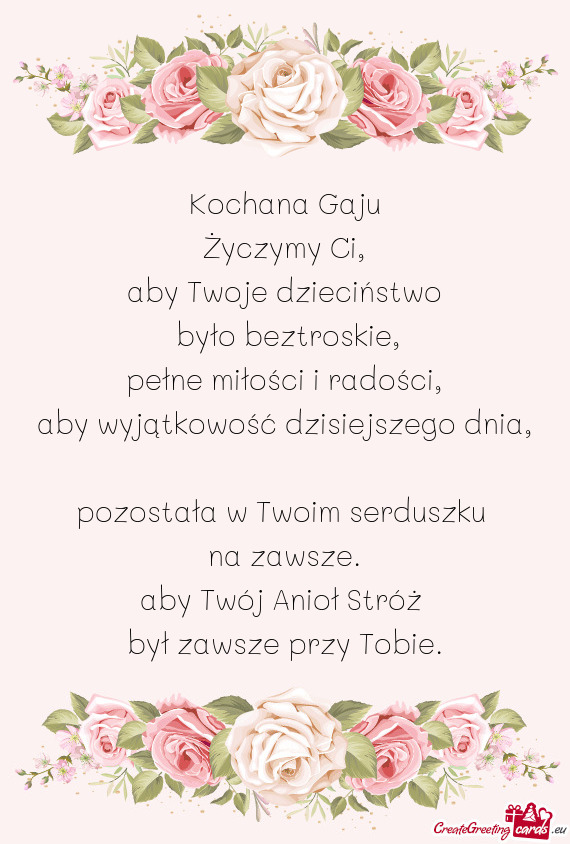 Aby Twój Anioł Stróż