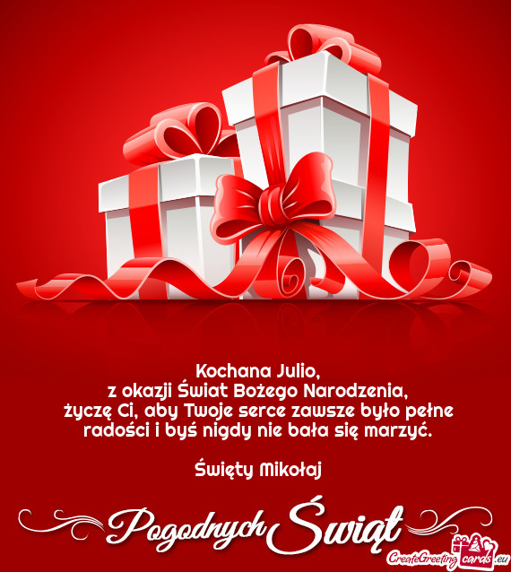 Aby Twoje serce zawsze było pełne radości i byś nigdy nie bała się marzyć