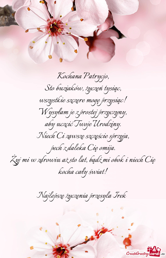 Aby uczcić Twoje Urodziny