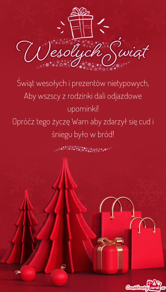 Aby wszscy z rodzinki dali odjazdowe upominki