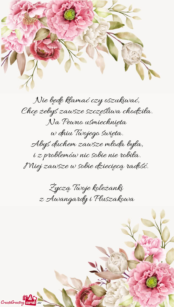 Abyś duchem zawsze młoda była