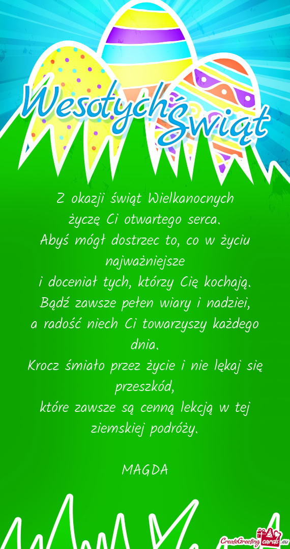 Abyś mógł dostrzec to, co w życiu najważniejsze