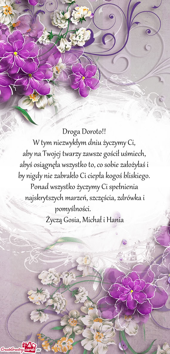 Abyś osiągnęła wszystko to, co sobie założyłaś i