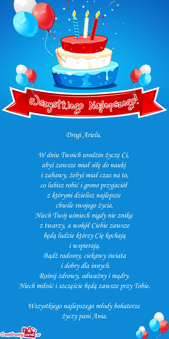 Abyś zawsze miał siłę do nauki