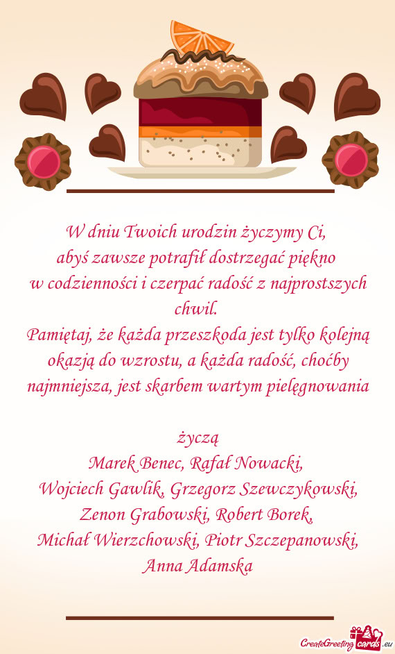 Abyś zawsze potrafił dostrzegać piękno