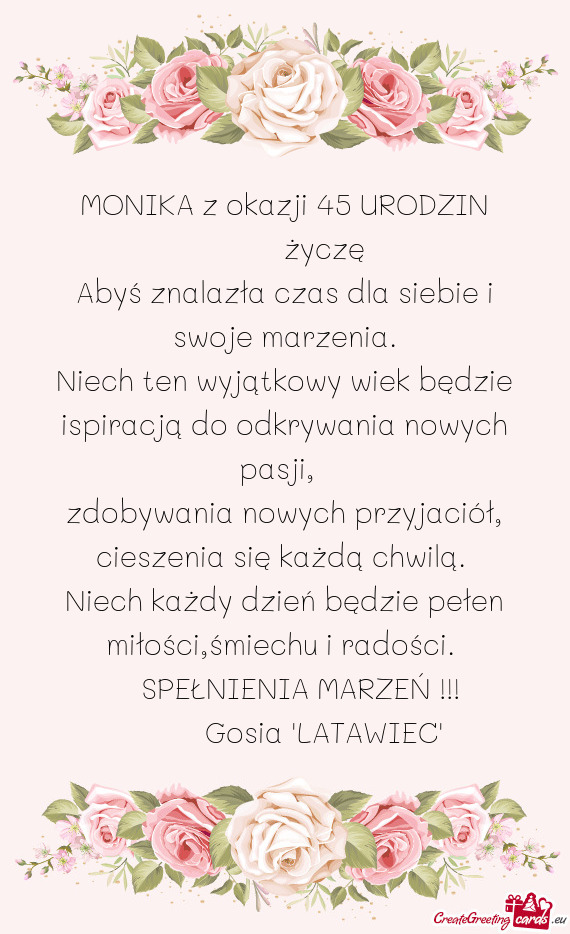 Abyś znalazła czas dla siebie i swoje marzenia