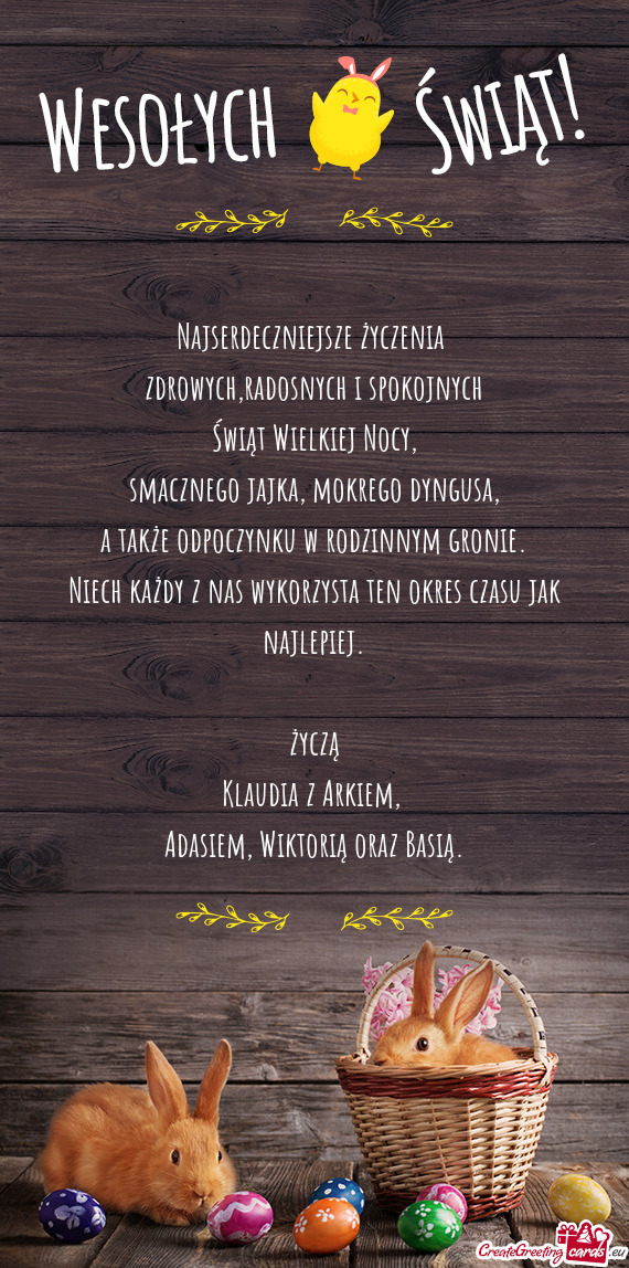 Adasiem, Wiktorią oraz Basią