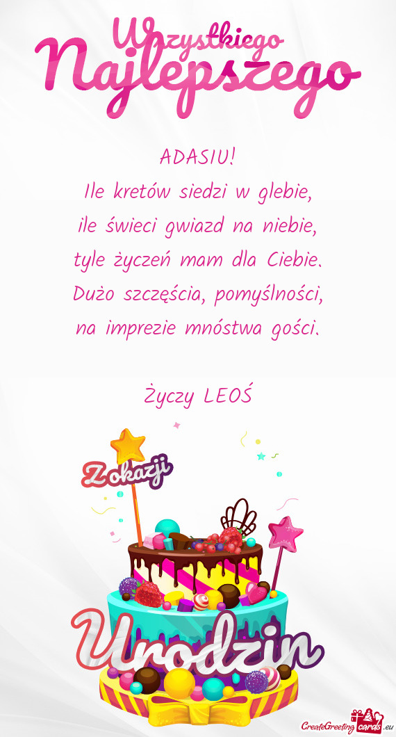 ADASIU! Ile kretów siedzi w glebie