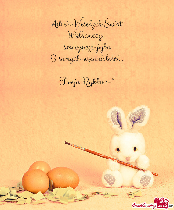 Adasiu Wesołych Świąt