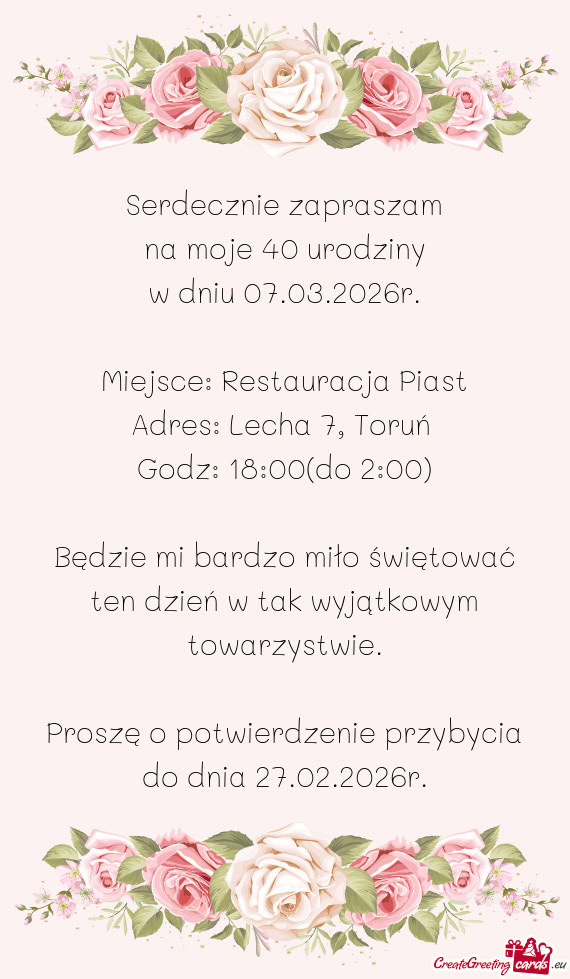 Adres: Lecha 7, Toruń