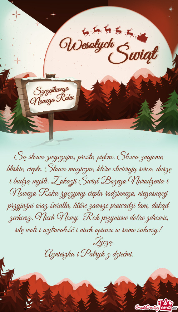 Agnieszka i Patryk z dziećmi