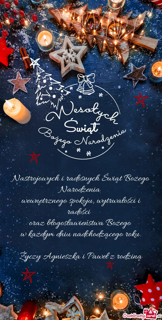 Agnieszka i Paweł z rodziną