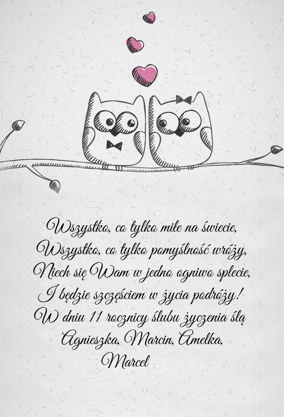 Agnieszka, Marcin, Amelka, Marcel❤️