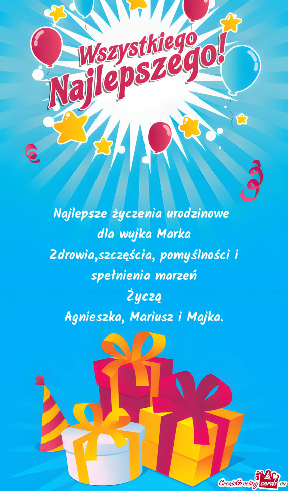 Agnieszka, Mariusz i Majka