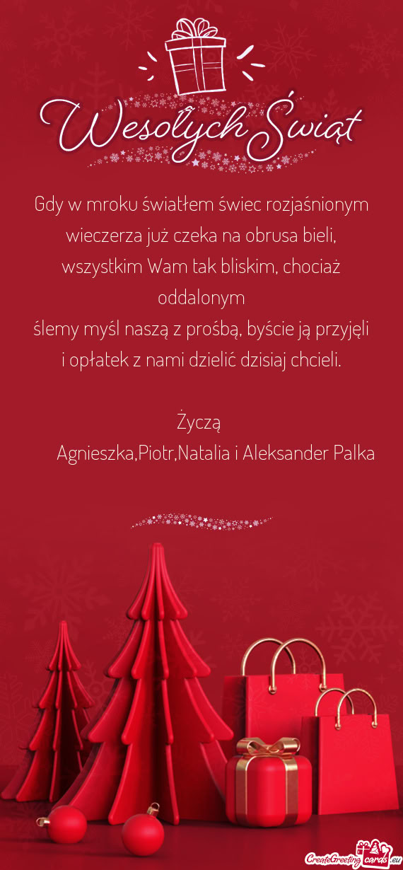 Agnieszka,Piotr,Natalia i Aleksander Palka 😘