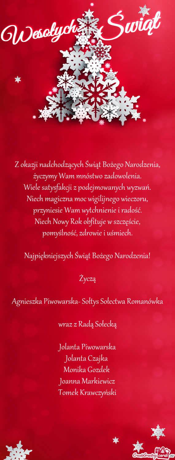 Agnieszka Piwowarska- Sołtys Sołectwa Romanówka