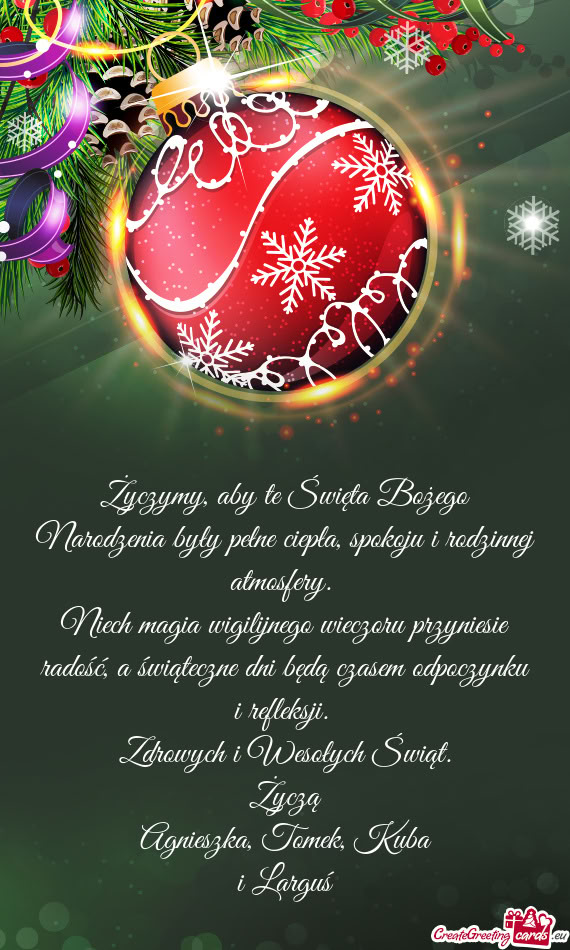 Agnieszka, Tomek, Kuba