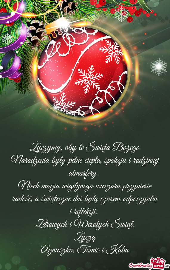 Agnieszka, Tomis i Kuba