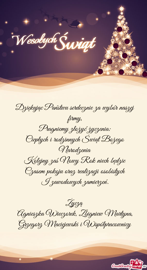 Agnieszka Wieczorek, Zbigniew Martyna, Grzegorz Maciejewski i Współpracownicy