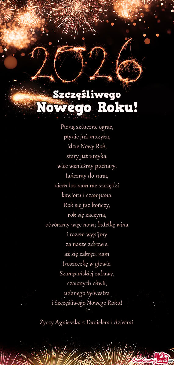 Agnieszka z Danielem i dziećmi