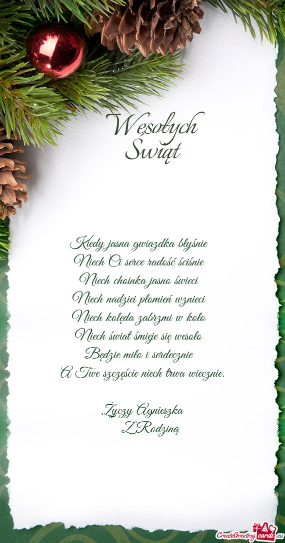 Agnieszka  Z Rodziną