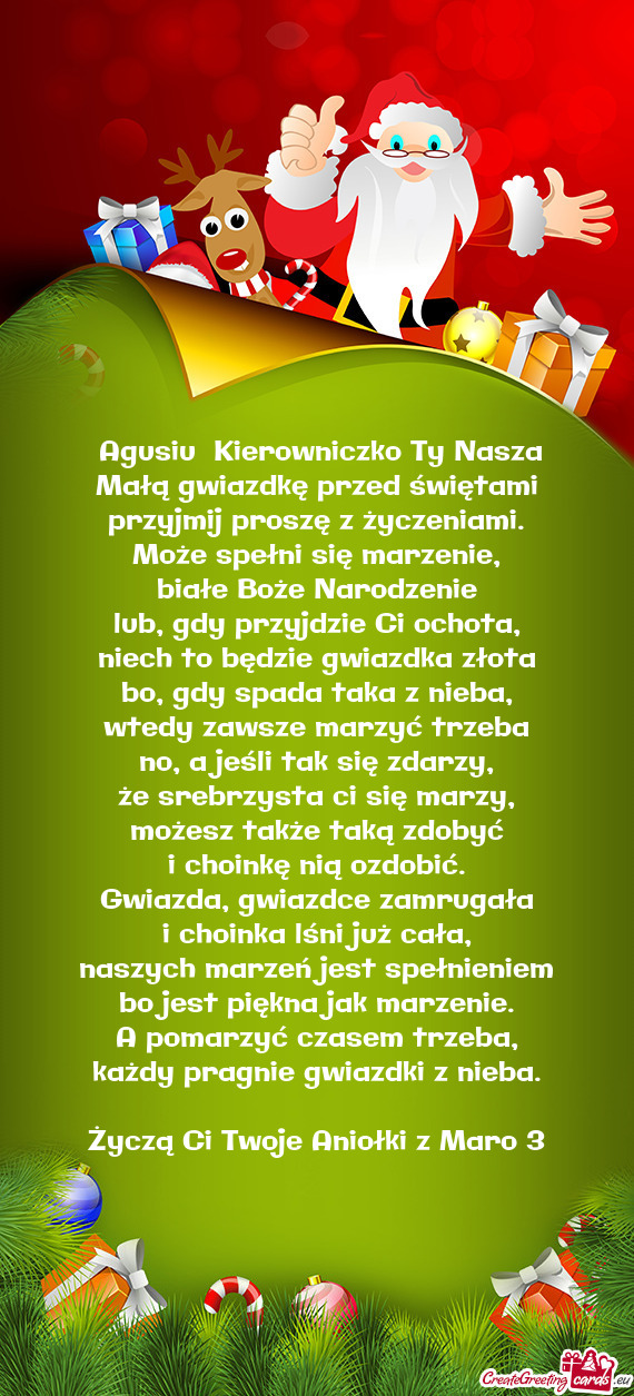 ❤️Agusiu❤️Kierowniczko Ty Nasza