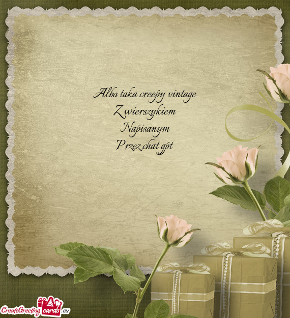 Albo taka creepy vintage