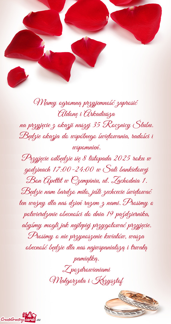 Aldonę i Arkadiusza