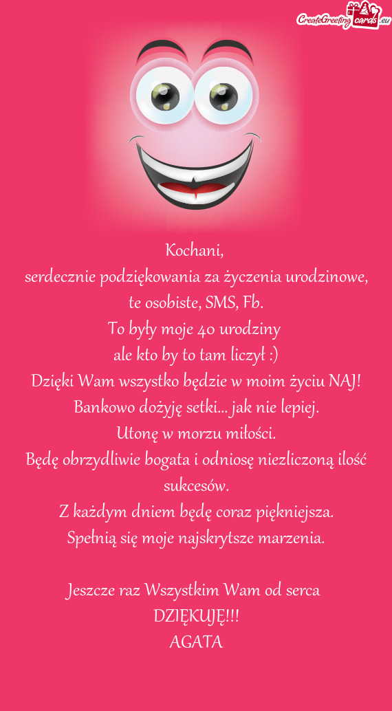 Ale kto by to tam liczył :)