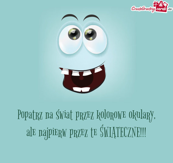 Ale najpierw przez te ŚWIĄTECZNE