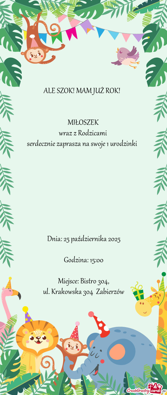 ALE SZOK! MAM JUŻ ROK!🥳