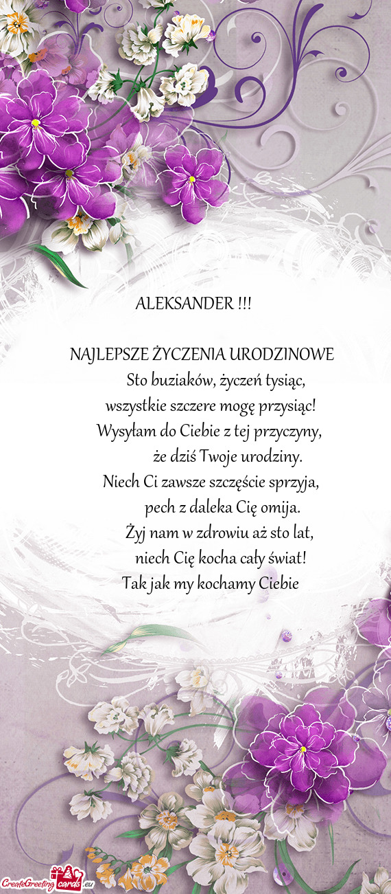 🌷ALEKSANDER !!! 🌷