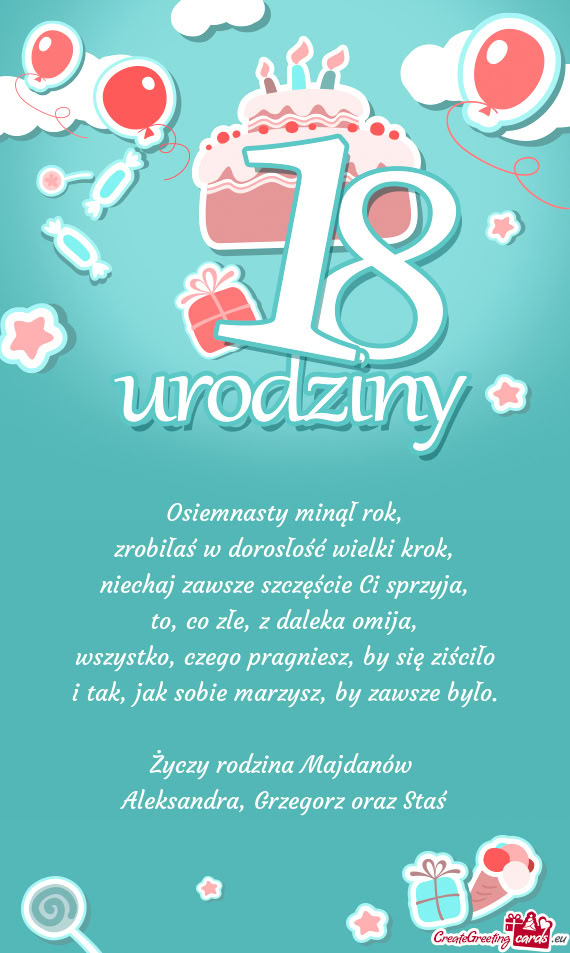 Aleksandra, Grzegorz oraz Staś