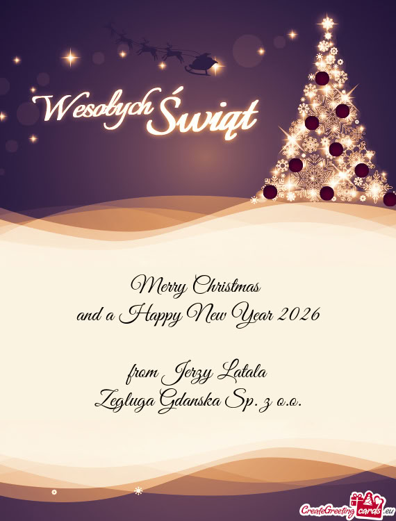 And a Happy New Year 2026