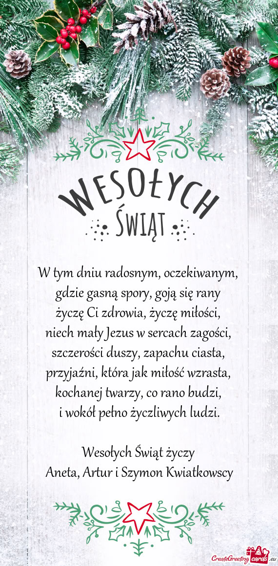 Aneta, Artur i Szymon Kwiatkowscy