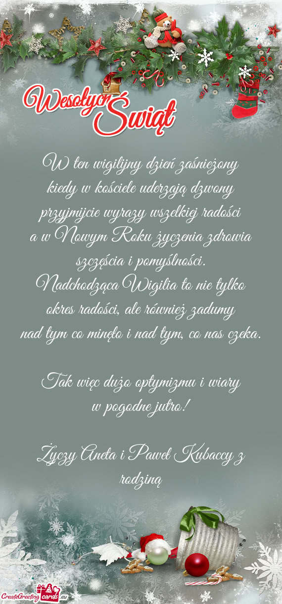 Aneta i Paweł Kubaccy z rodziną